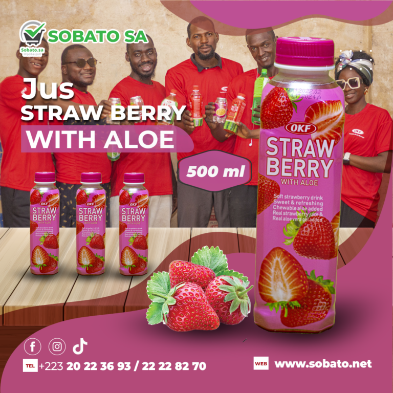 Plongez dans une explosion de saveurs avec notre Jus STRAW BERRY WITH ALOE